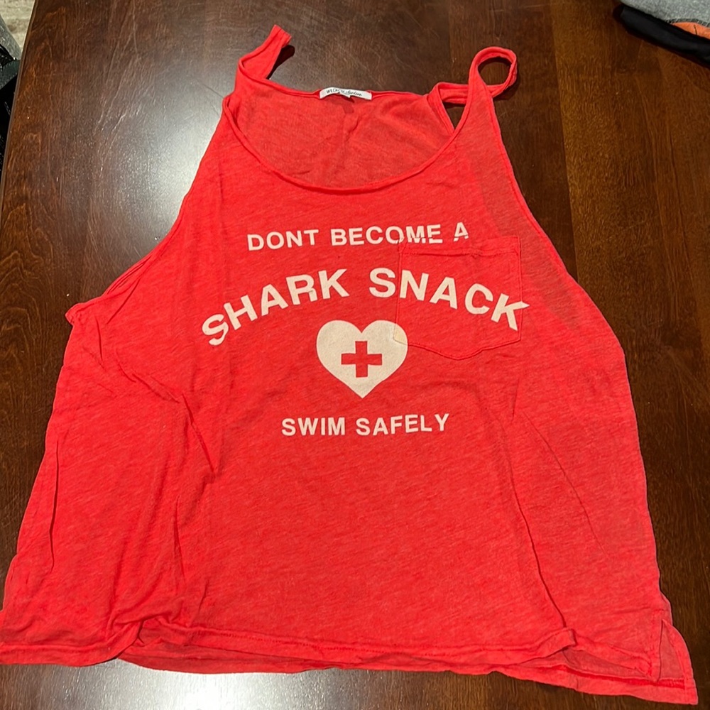 WILDFOX Graphic Tank Top Size M